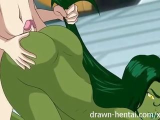 First-rate fyra hentai - she-hulk gjutning