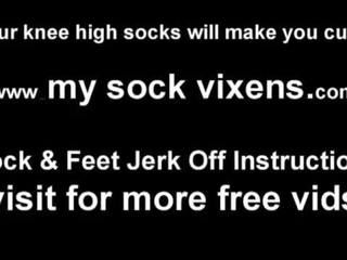 Let me rub my knee high socks on your putz JOI