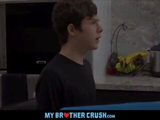Twink Step Brother With A Nice Big Thick peter Dakota Lovell Fucked By Cub Step Brother Scott Demarco In Family Kitchen