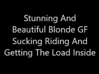 Imeilus ja ilus blond gf imemine ja ratsutamine